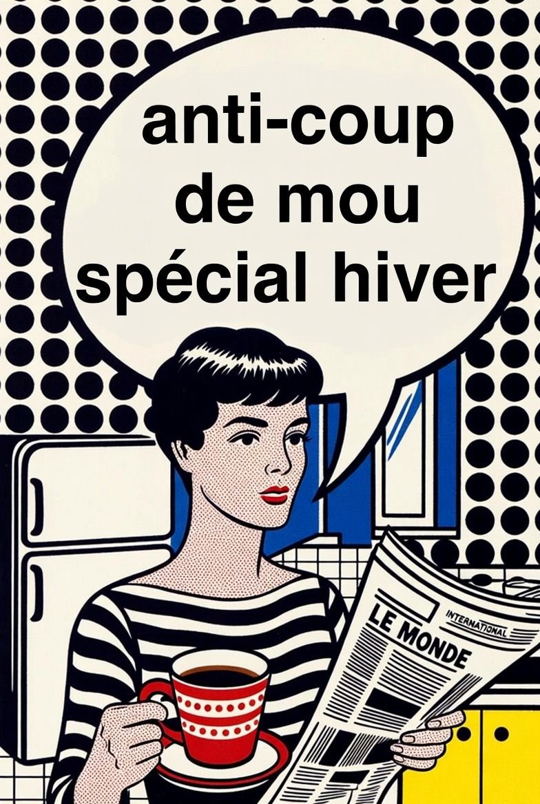 Unejeune femme lit le journal . Astuces anti coup de mou.Astuces-nana.com